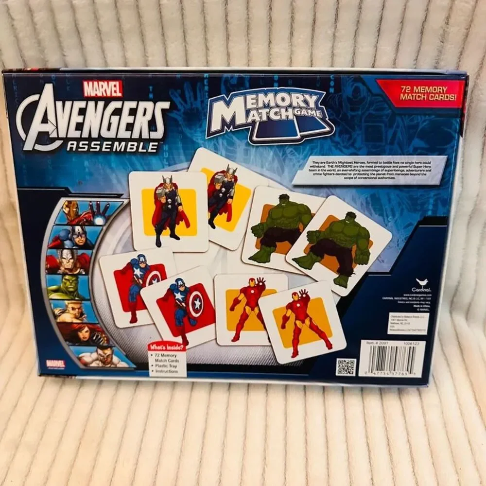 Marvel Avengers Assemble Memory Match Game